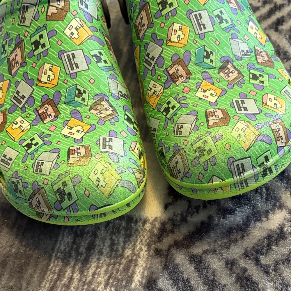 🐢Kids Graphic Green Slippers